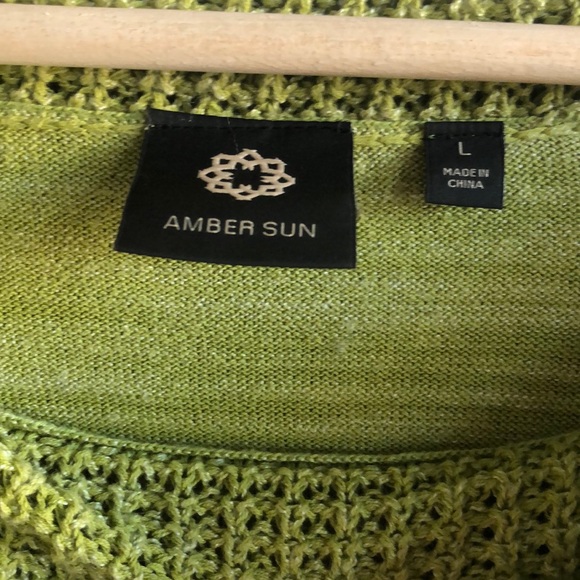 Amber Sun✨ Convertible Knit Pullover Sweater - Green - Picture 3 of 7